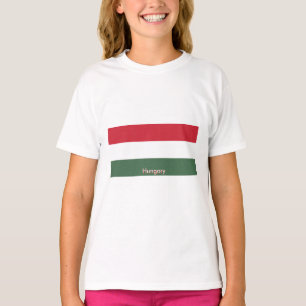 Flag of Hungary custom  T-Shirt