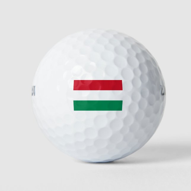 Flag of Hungary Golf Balls (Front)