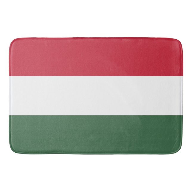 Flag of Hungary tricolor Bath Mat (Front)