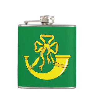 Flag of Huntingdonshire Hip Flask