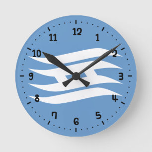 Flag of Hyogo Prefecture, Japan Clock