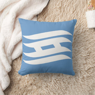 Flag of Hyogo Prefecture, Japan Cushion