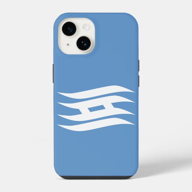 Flag of Hyogo Prefecture, Japan iPhone Case (Back)