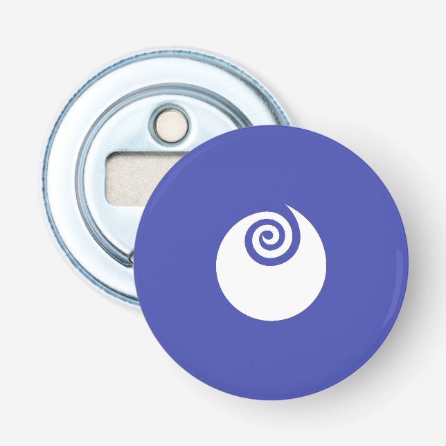 Flag of Ibaraki Prefecture, Japan Bottle Opener (Front)