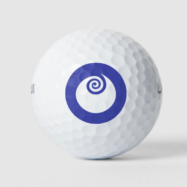 Flag of Ibaraki Prefecture, Japan  Golf Balls (Front)