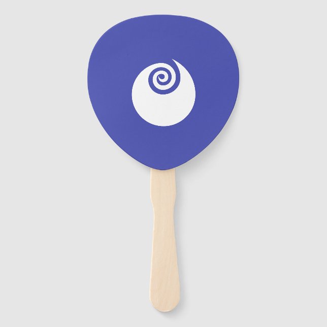 Flag of Ibaraki Prefecture, Japan  Hand Fan (Front)