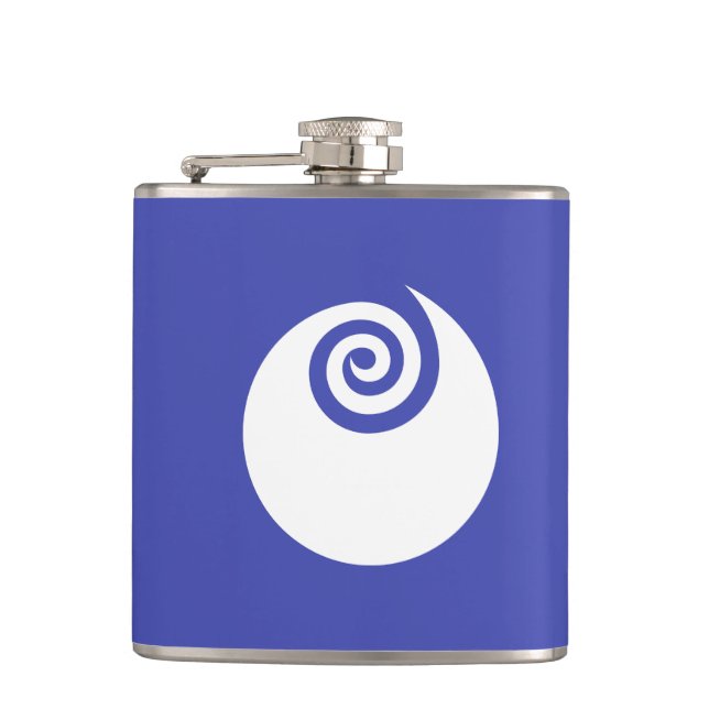 Flag of Ibaraki Prefecture, Japan  Hip Flask (Front)
