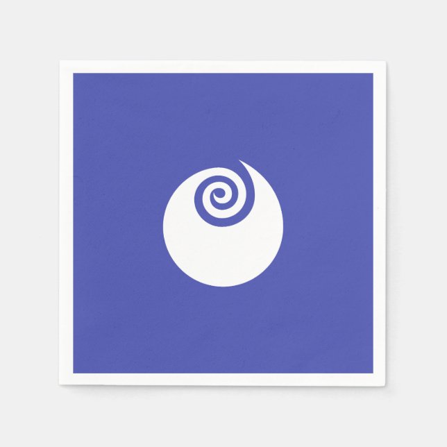 Flag of Ibaraki Prefecture, Japan  Napkin (Front)