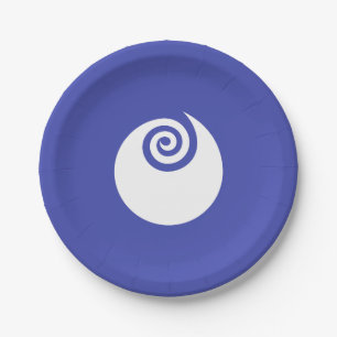 Flag of Ibaraki Prefecture, Japan Paper Plate