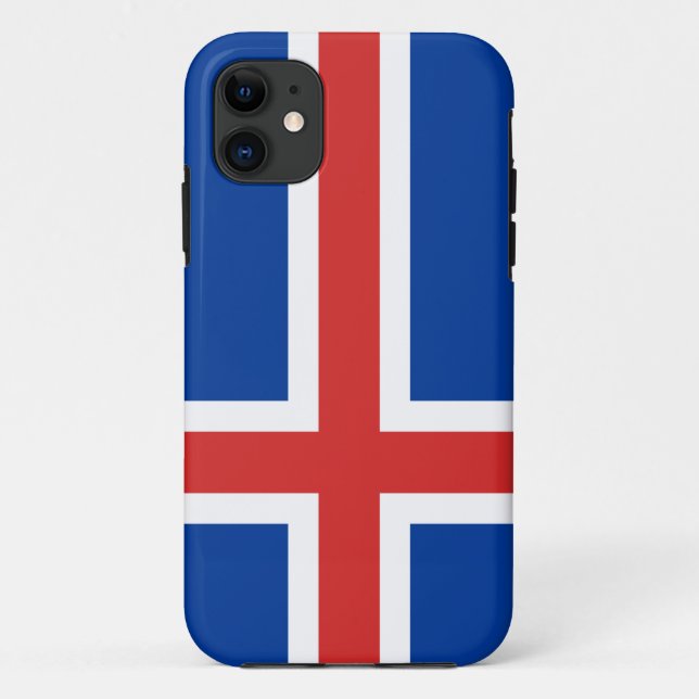 Flag of Iceland Case-Mate iPhone Case (Back)