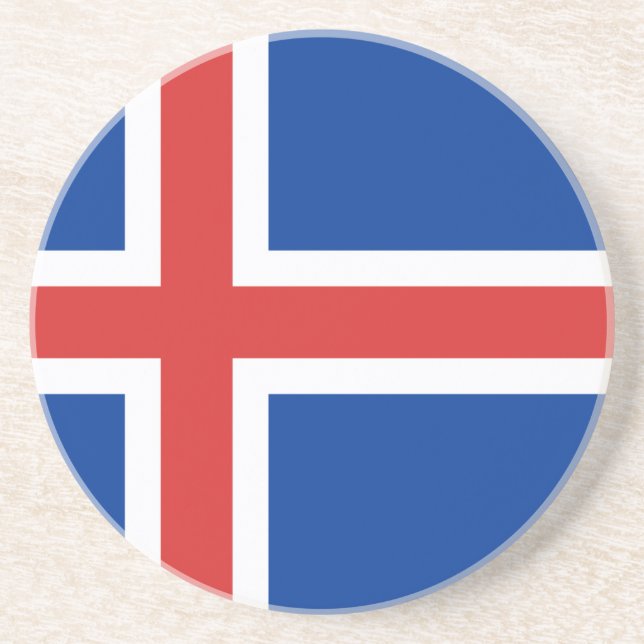 Flag of Iceland Coaster (Front)