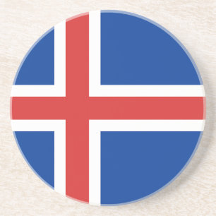 Flag of Iceland Coaster