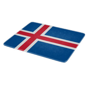Flag of Iceland Cutting Board