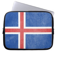 Flag of Iceland Grunge