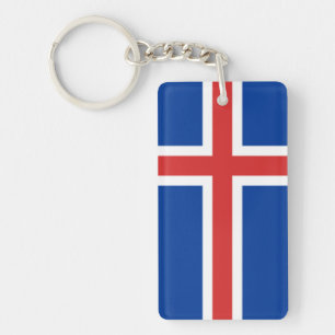Flag of Iceland Key Ring