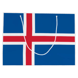 Flag of Iceland Large Gift Bag