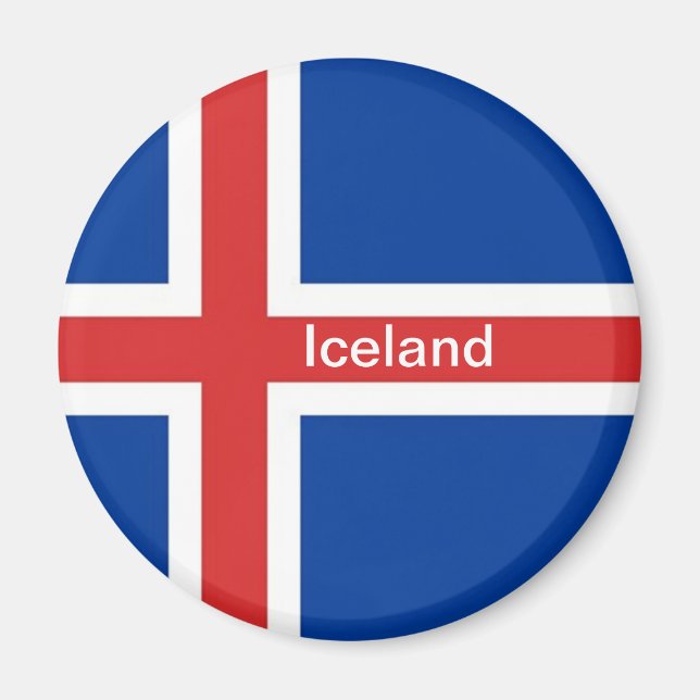 Flag of Iceland Magnet (Front)