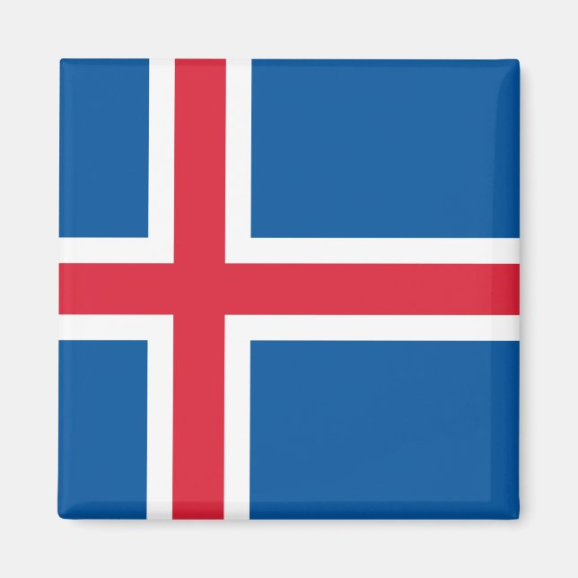 Flag of Iceland Magnet (Front)