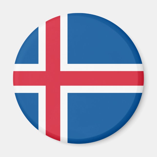 Flag of Iceland Magnet (Front)
