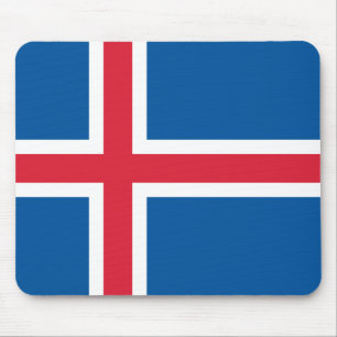 Flag of Iceland Mouse Mat