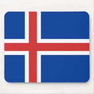 Flag of Iceland Mouse Mat