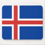 Flag of Iceland Mousepad<br><div class="desc">Flag of Iceland Mousepad</div>