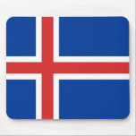 Flag of Iceland Mousepad<br><div class="desc">Flag of Iceland Mousepad</div>