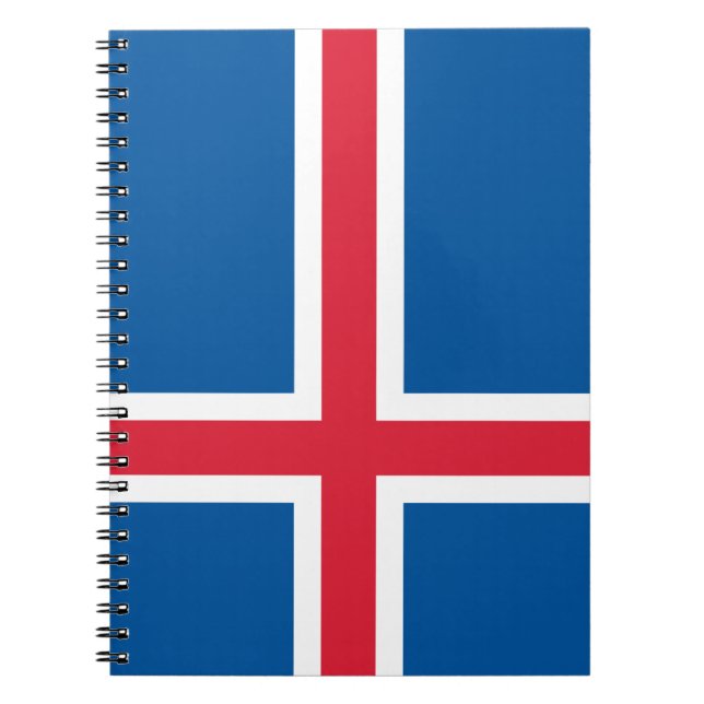 Flag of Iceland Notebook (Front)