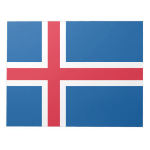 Flag of Iceland Notepad