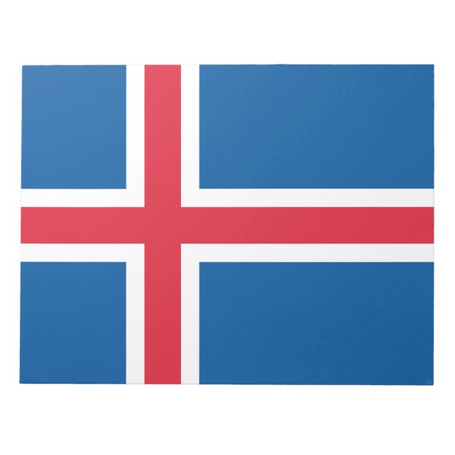 Flag of Iceland Notepad (Front)