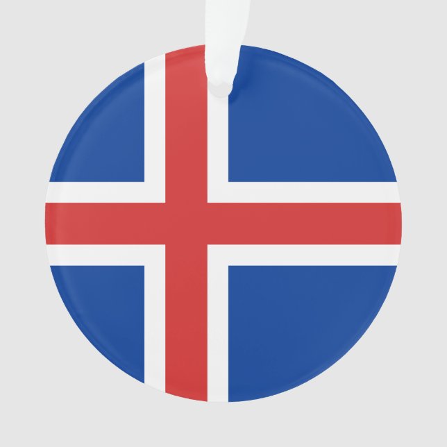 Flag of Iceland Ornament (Front)