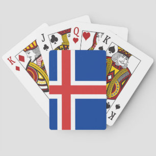 Flag of Iceland Playing Cards