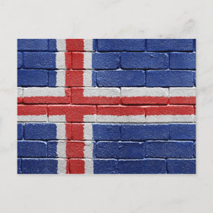 Flag of Iceland Postcard