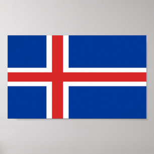 Flag of Iceland Poster