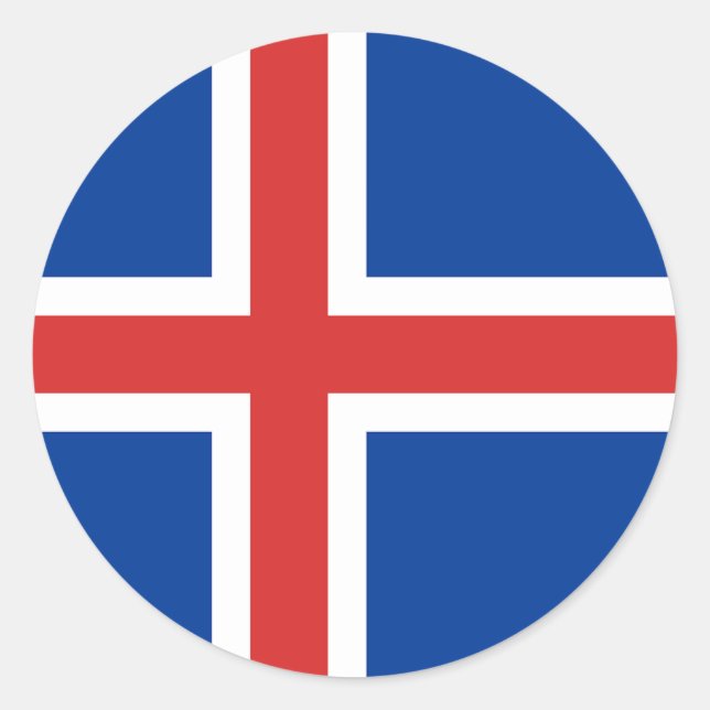 Flag of Iceland Sticker (Front)