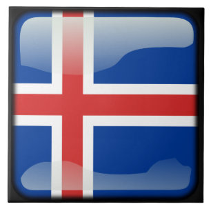 Flag of Iceland Tile