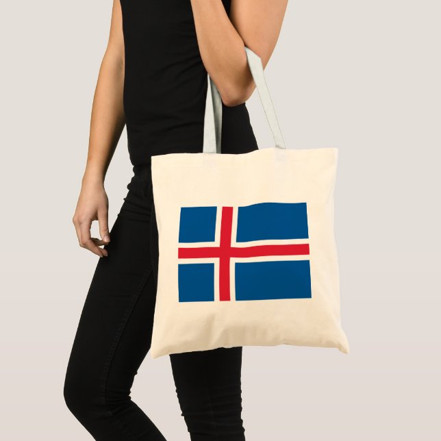 Flag of Iceland Tote Bag (Front (Product))