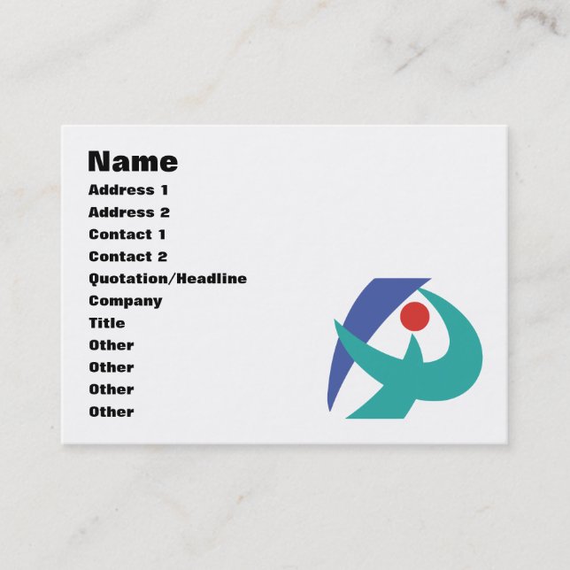 Flag of Iga, Mie, Japan Business Card (Front)