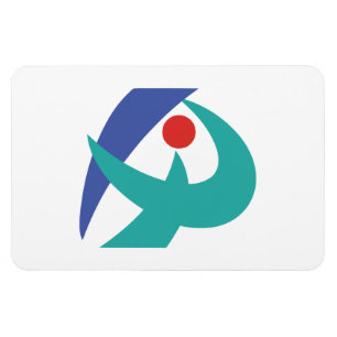 Flag of Iga, Mie, Japan Magnet