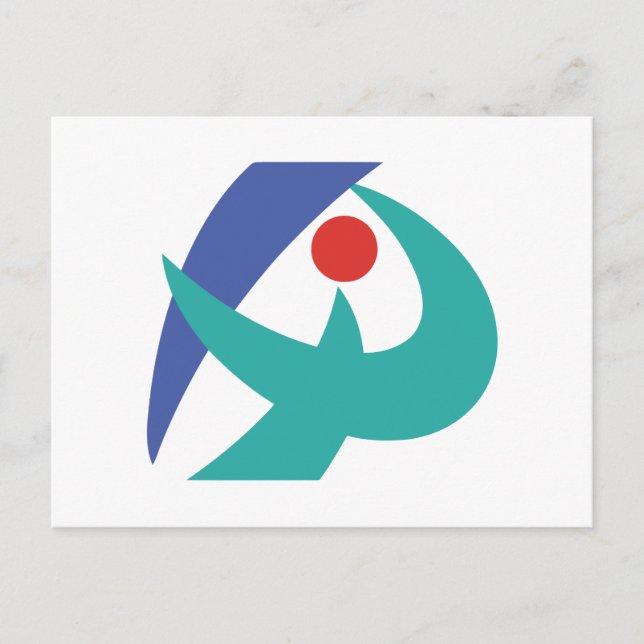 Flag of Iga, Mie, Japan Postcard (Front)