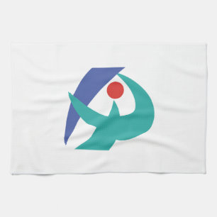 Flag of Iga, Mie, Japan Tea Towel