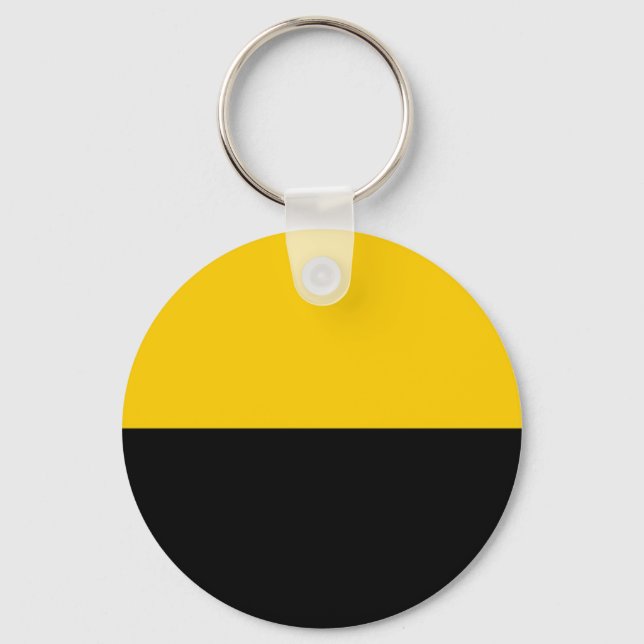 Flag of IJsselstein Key Ring (Front)