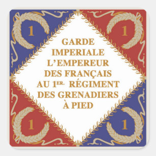 flag of Imperial Guard Square Sticker