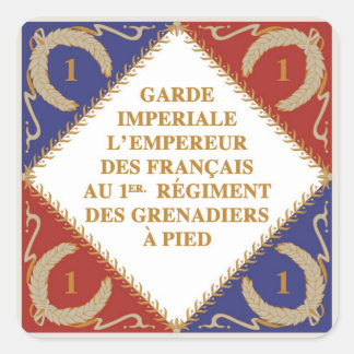 flag of Imperial Guard Square Sticker