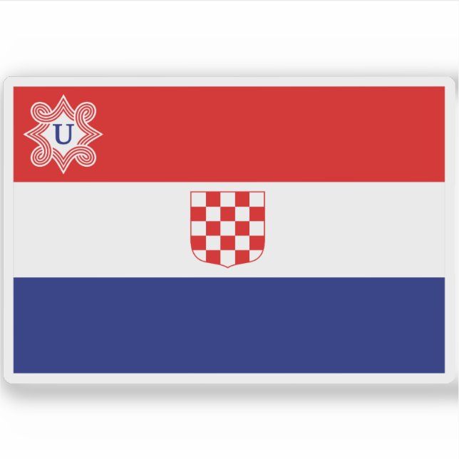 Flag of Independant State of Croatia (1941-1945) (Front)
