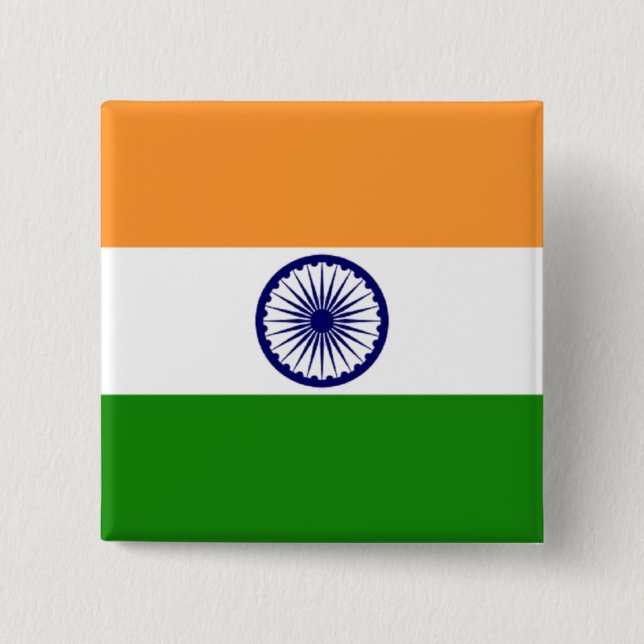 Flag of India Button (Front)