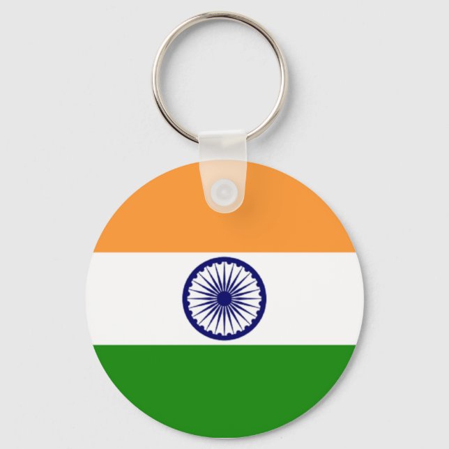 Flag of India Keychain (Front)