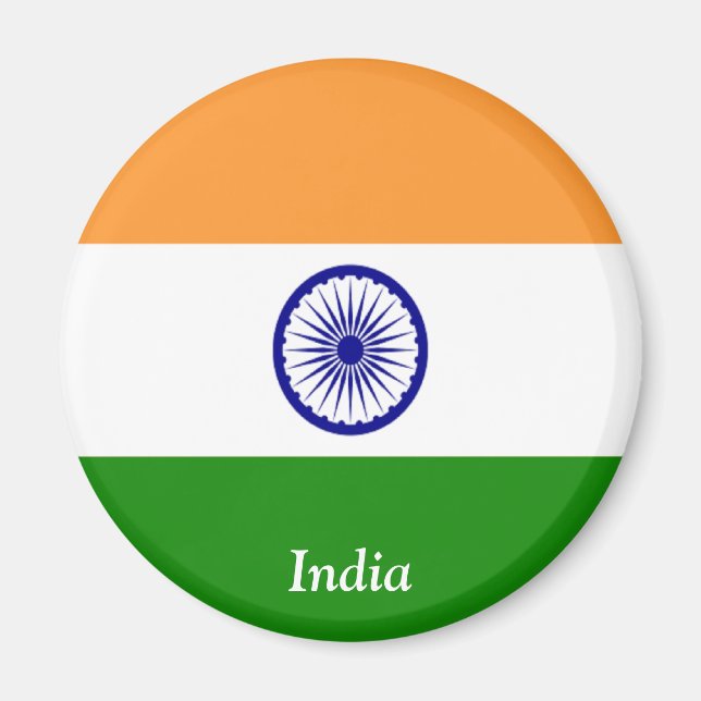 Flag of India Magnet (Front)