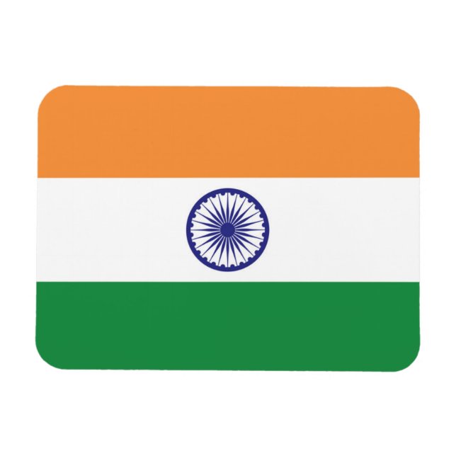 Flag of India Magnet (Horizontal)