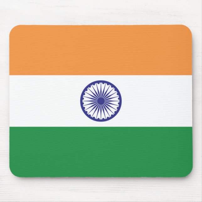 Flag of India Mouse Mat (Front)